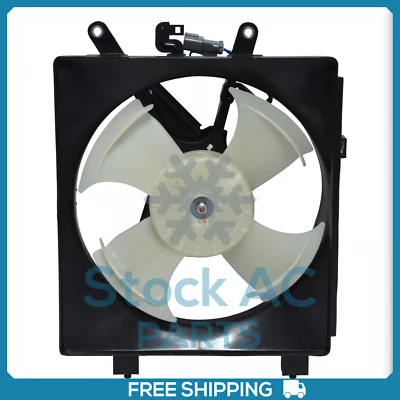 Conjunto de ventilador de refrigeración condensador de aire acondicionado para Honda Civic 2001-2005 lado del pasajero Foto 1 de 4