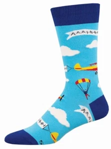 Socksmith Mens Socks – Sky Diver Blue AU Size 7-12.5 - Picture 1 of 2