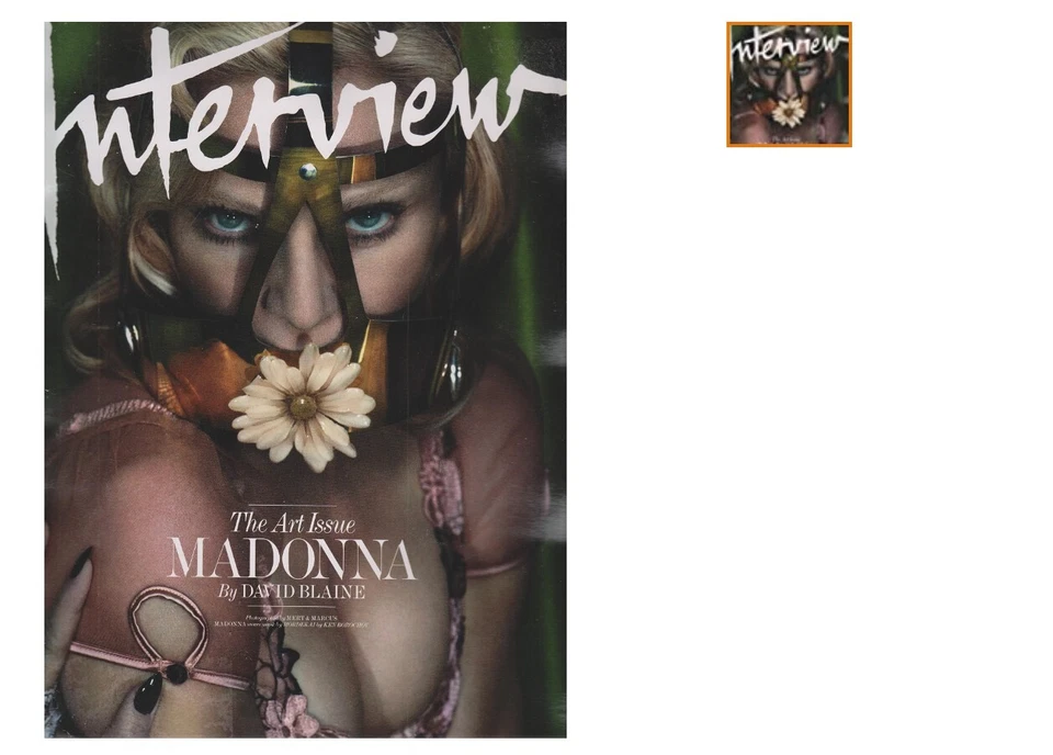 Interview Magazine Dec 2014/Jan 2015 Madonna  David Blaine The Art Issue - Image 1 of 1