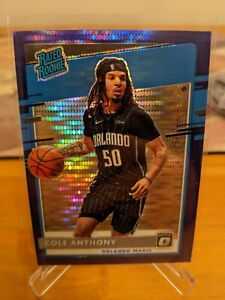 2020-21 NBA Donruss Optic Purple Pulsar Rated Rookie RC Cole Anthony #165