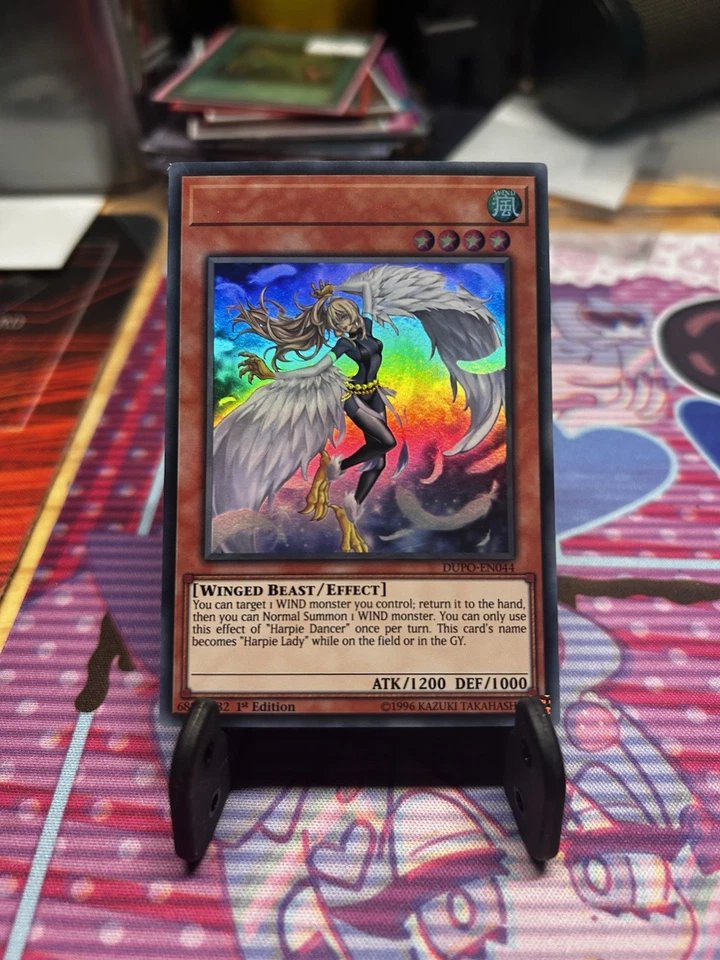 Yugioh Harpie Dancer DUPO-EN044 Ultra Rare No Name No Imprint Misprint  - Image 1 of 1