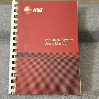 AT&T Unix System User’s Manual Information Systems 1986 Prentice-Hall Vintage - Image 1 of 4