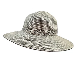 Sunday Afternoons Womens Wide Brimmed Sun Hat One Size Adjustable Beige Woven - Picture 1 of 7