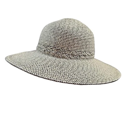 Sombrero de sol de ala ancha para mujer Sunday Afternoons talla única ajustable beige tejido Foto 1 de 4