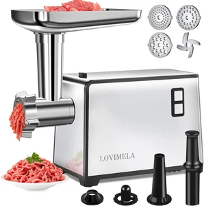 Tritacarne Elettrico 2500W, Macinacarne per Salsicce, Tritacarne in Acciaio Inox - Foto 1 di 6
