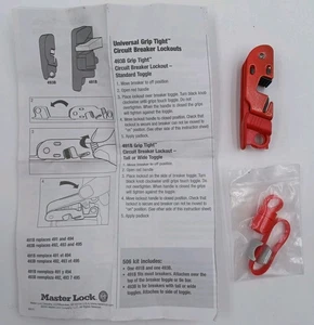Master Lock 493B Grip Tight Circuit Breaker Lockout - Picture 1 of 5