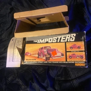 1972 Aurora The Imposters Willys Coupe Box Inside Cardboard Instructions NO Car - Picture 1 of 19