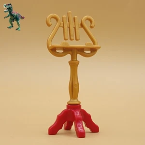Playmobil atril dorado y rojo-soporte partitura-musica-auditorio orquesta - Imagen 1 de 1