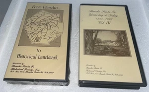 Rancho Santa Fe - Elegant Rural Community - 2 Rare Historical VHS Video Tapes - Picture 1 of 5