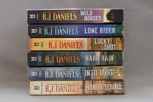 Montana Hamiltons Series All 6 PBs B.J. Daniels Honor Dust Rain Shot USED VG - Picture 1 of 24