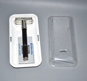 Gillette Super Adjustable Black Beauty 9 Stufen im Etui top Zustand Fach #F5 - Bild 1 von 7