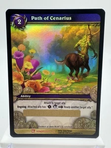 World of Warcraft TCG Path of Cenarius Unused Loot Card - Picture 1 of 2
