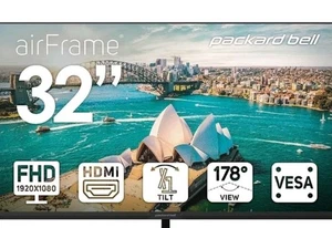 Packard Bell airFrame 32" FHD Monitor, 1920x1080, Ultrawide, VESA - New In Box - Picture 1 of 8