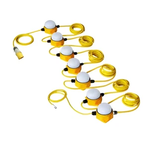 Connexion Festoon Beleuchtungsset mit 7x10W LED Hängeleuchten 110V 10930-22M - Bild 1 von 3