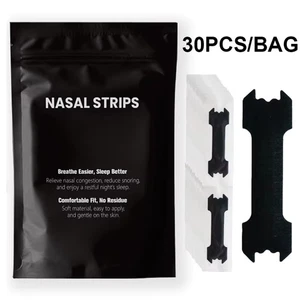 30/60/90PCS Cerotto Naso Anti Russamento Strisce Nasali Extra Resistenti Respirazione Migliore - Foto 1 di 10