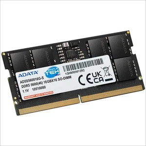 Adata Ad5s560016g Ddr5 16gb 5600 Sodimm Werkbank Modul Speicher RAM Aufbereitet - Bild 1 von 6