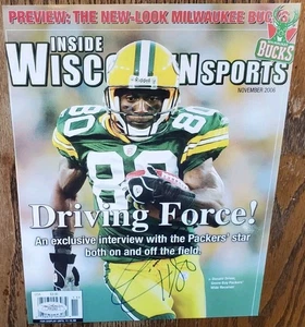 NICE Autographed Green Bay Packers Donald Driver 8x10 Photo Football JSA COA - Picture 1 of 4