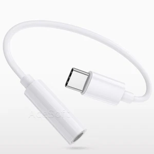 Type C to 3.5mm Adapter Cable For Samsung Galaxy Z Flip 3 5G SM-F711U USA Seller - Picture 1 of 1
