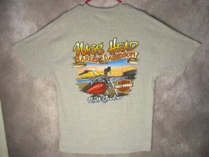 Harley Davidson Shirt Mens XL Gray Nags Head North Carolina - Picture 1 of 8