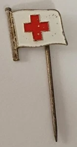 Red Cross • Metal Pin • Red Cross Flag • 2/- - Picture 1 of 1