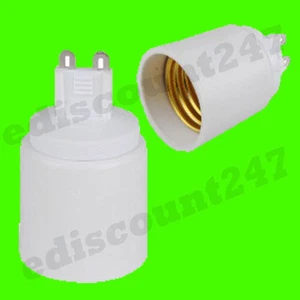 HIGH QUALITY G9 To Edison Screw ES E27 Adaptor Socket Converter Holder UK STOCK  - Picture 1 of 1