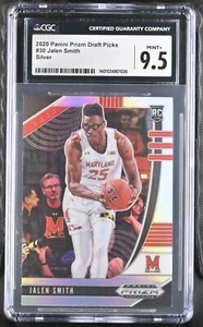 Jalen Smith #30 CGC 9.5 (2020, Panini) Panini Prizm Draft Picks Card, Silver - Picture 1 of 2