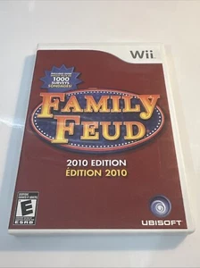 Family Feud 2010 Edition (Nintendo Wii, 2009) Complete CIB w/ Manual - Picture 1 of 3