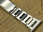 Bracelet de montre vintage d'occasion JB Champion années 1970 17,5 mm-22 mm fermoir de déploiement