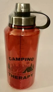 OZARK TRAIL 32 oz. Red Plastic Water bottle w/Screw Lid - CAMPING THERAPY - Picture 1 of 5