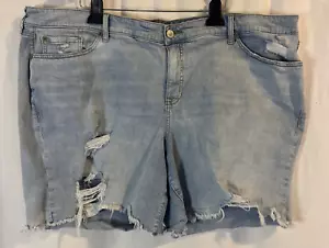 Pantalones Cortos Denim Torrid Azul Corte “Feel The Fit” Talla 28 - Imagen 1 de 9
