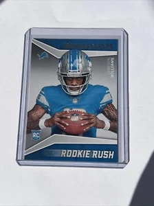 Jameson Williams 2022 Rookies & Stars #RR-9 Rookie Rush RC- Detroit Lions - Picture 1 of 5