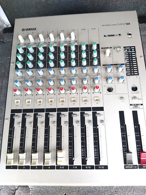 YAMAHA MW12 12 Channel Analog Mixer with 100mm Faders SN 0CMH1090 - Image 1 of 4