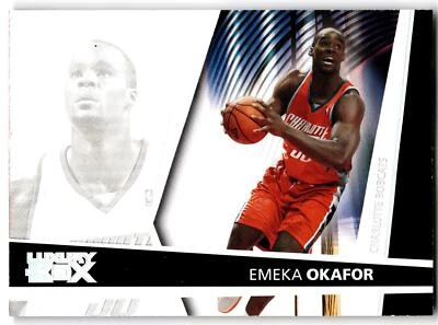 2005-06 TOPPS LUXURY BOX TIER RE122VED #50 EMEKA OKAFOR NM-MT 122/430 BOBCATS - Image 1 of 2