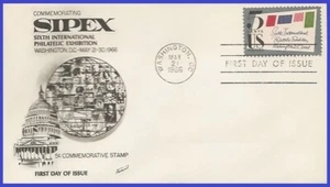 USA4 #1310 U/A FLEETWOOD FDC SIPEX - Picture 1 of 1