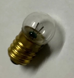 #13 MINI TORNILLO GLOBO EN BASE 3,7 VOLTIOS 1,11 VATIOS BOMBILLA - Imagen 1 de 2