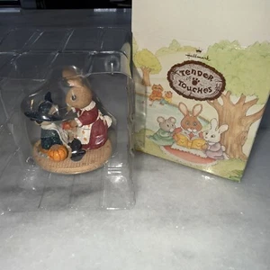 Hallmark Tender Touches Figurine "Something's Brewing" Rabbit Halloween-1994-NEW - Picture 1 of 6