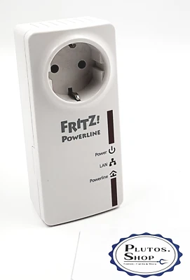 AVM FRITZ Powerline 520e Steckdosen Netzwerk LAN 500Mbps Adapter Powerlan dlan - Bild 1 von 3