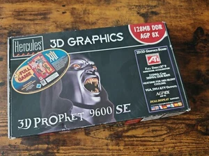 Hercules 3D Prophet 9600SE 128Mo AGP dans sa boite d'origine - Afbeelding 1 van 12