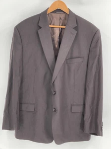 Blazer Abrigo Deportivo Traje Lauren Ralph Lauren Hombre Talla 50R Marrón Rayas - Imagen 1 de 10