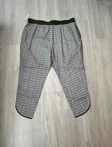 Harper & Liv Women's Black/White Pull-On Elastic Waist Pants Plus Size 18W - Picture 1 of 5