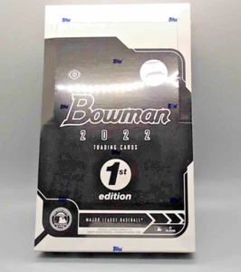2022 Bowman Baseball 1st Edition Hobby Box New Factory Sealed 24 Packs - Picture 1 of 1