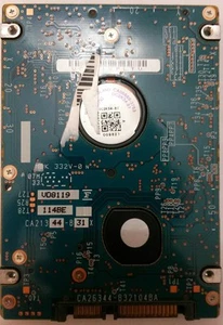 BOARD ONLY FUJITSU MHY2160BH SATA PCB CA21344-B31X P/N: CA06889-B427000AP - Picture 1 of 3