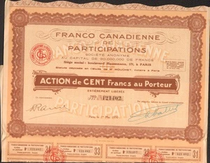 CANADIAN FRANCO DE PARTICIPATION (K) - Bild 1 von 1