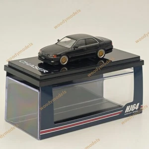 Hobby Japan 1/64 Toyota CHASER TOURER V (JZX100) 1998 JDM STYLE Black HJ644072BK - Picture 1 of 7