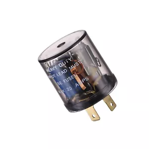 For 2-Pin Variable Car LED Turn Signal Light Flasher Relay EF32 20 Amps 12V - Picture 1 of 6