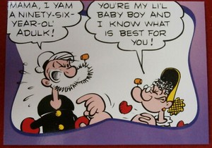 POPEYE - Card #94 - SITUATIONS: WIMPY AND ROUGH HOUSE