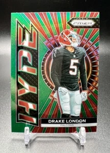 2023 Panini Prizm DRAKE LONDON Hype Green Parallel #H-10 Falcons - Picture 1 of 2