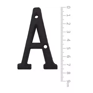 House Address Letters- 3 Inch High Innovative Wrought Iron Numbers Vintage Na... - Picture 1 of 5