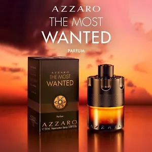 Azzaro The Most Wanted 3.38 oz./ 100 ml. Parfum EDP Spray for Men New Sealed Box - Picture 1 of 3