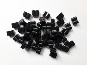 Lego(R) - Stein / Brick - 1x2 - schwarz  / black - Profil - 50 Stück - neu - Bild 1 von 2